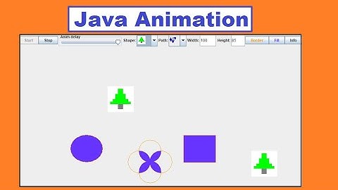 Bouncing Shapes Java - Rectangle | Square | Ellipse | Circle | QuadCircle | Pixel Art