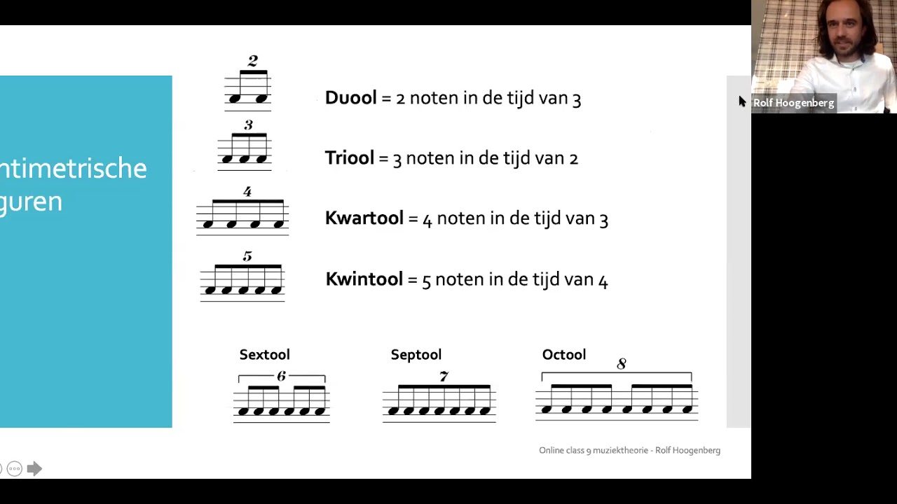 Online class 9 muziektheorie - Rolf Hoogenberg