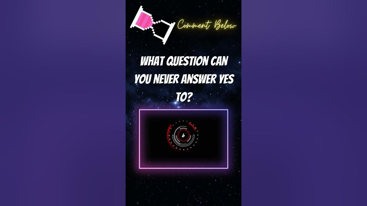 Riddles & Puzzles | What question can you never answer yes to ? - YouTube