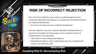 Sampling Risk Vs Nonsampling Risk - Auditing Lecture Update
