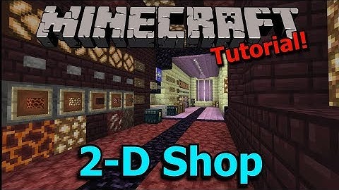 Minecraft [Tutorial]: 2-Dimensional Shulker Shop!