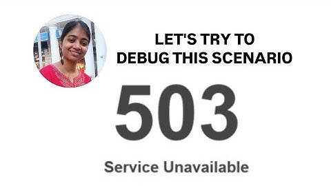DevOps:  Debugging 503 Issue