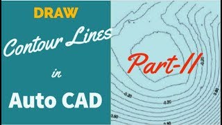 SW-DTM: How To Draw Contour Lines in AutoCAD Part_2