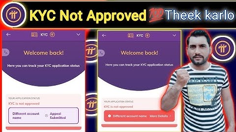 Pi Kyc not approved Different account name | How to change pi network name | umairbhai