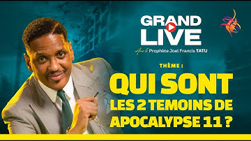 GRAND LIVE // QUI SONT LES DEUX TEMOINS DE APOCALYPSE 11? AVEC LE PROPHÈTE JOEL FRANCIS TATU