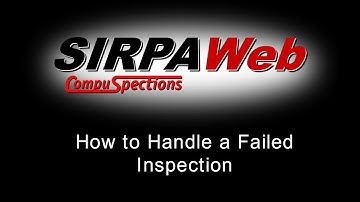 How To Handle a Failed Inspection Video