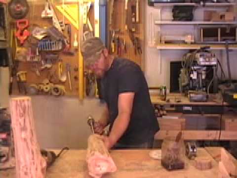 San Juan Carpentry: "How To Make Log Lamps" with Scott 
