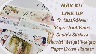 May 2024 Planner Kit Lineup