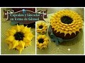 🌻 Como decorar cupcakes y bizcocho (pastel) en forma de girasol 🌻