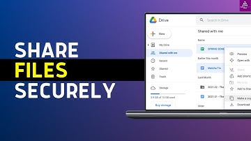 How to Share Files Securely in Google Drive (2024)
