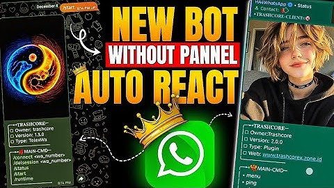 WhatsApp New Auto React Working Bot Set-up / Deploy MD Bot Without Any Pannel