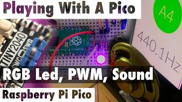 Playing with RGB LEDs, PWM, Sound, & more on Tiny2040, Raspberry Pi Pico &  Microcontrollers
