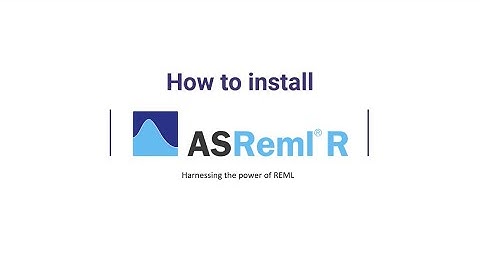 How to install ASReml-R