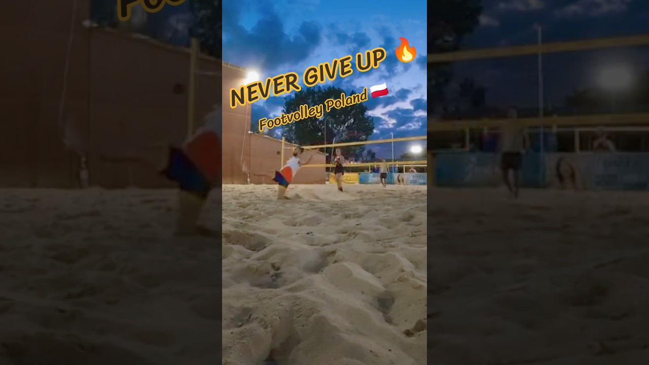 Footvolley Poland | What a point 🔥 #shorts #footvolley #poland