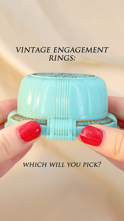 Vintage Diamond Engagement Rings - Which Will You Pick for Yourself? #rings #jewelry #proposal