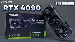 ASUS TUF Gaming  RTX 4090 OC Edition 24GB Unbox Install Gameplay