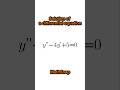 Solving 😱 a differential equation #mathproblem #maths #trending