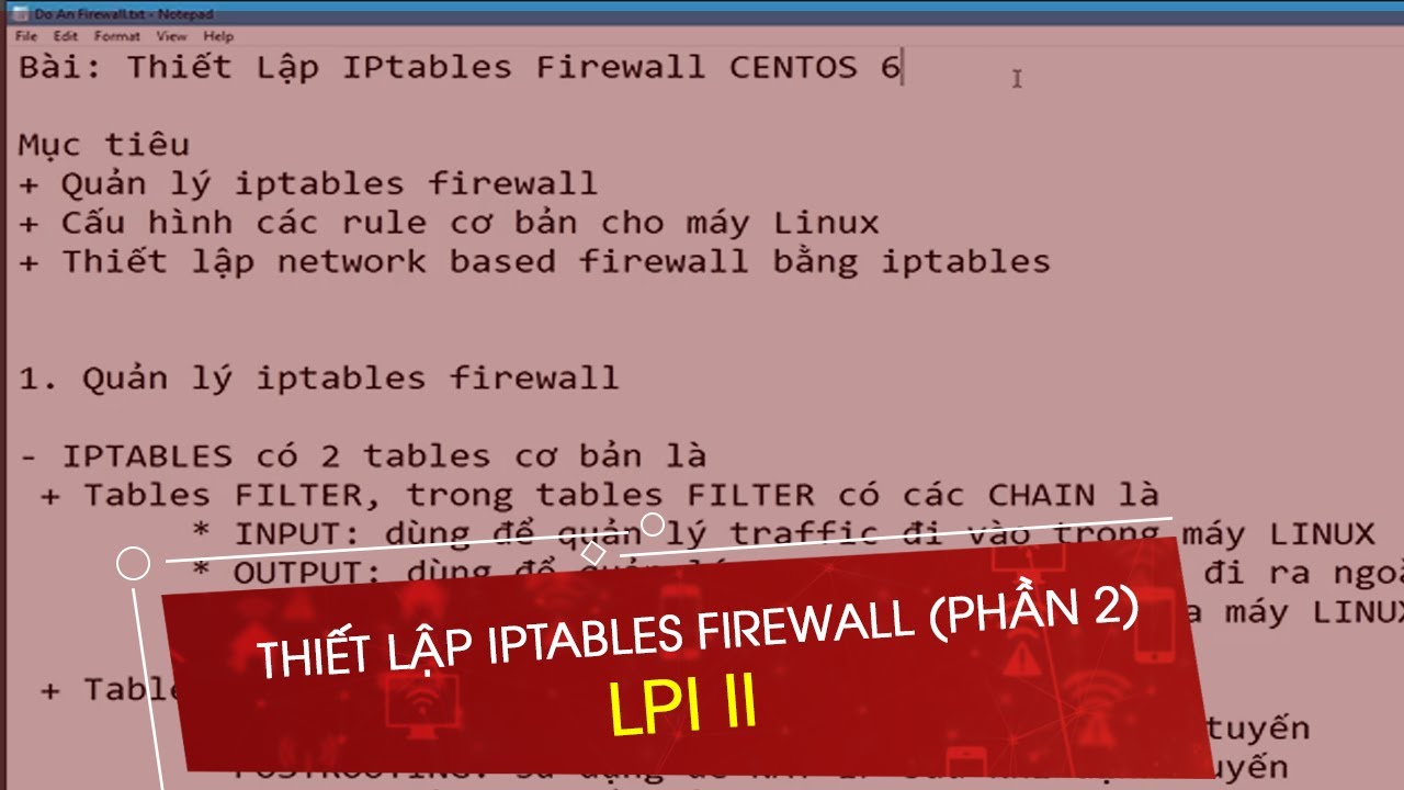 linux firewall  New Update  THIẾT LẬP CƠ BẢN LINUX FIREWALL - PHẦN 2