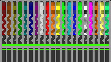 Mix and Separate - The Team Marble Race ASRM 40 in Algodoo