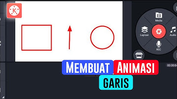 Cara Membuat Animasi Garis Di Kinemaster (Persegi, Tanda Panah, Lingkaran)