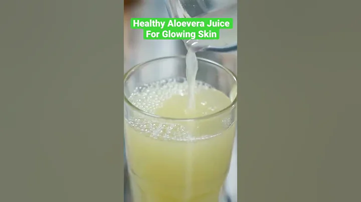 Healthy Aloevera Juice For Glowing Skin🤩 #healthy #drinks #homemade