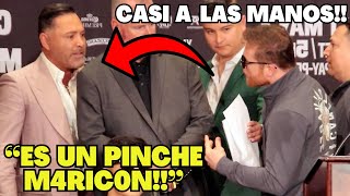 CANELO CASI GOLPEA A OSCAR DE LA HOYA!! *TIENES QUE VERLO*