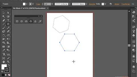 Como fazer hexágono no Illustrator?