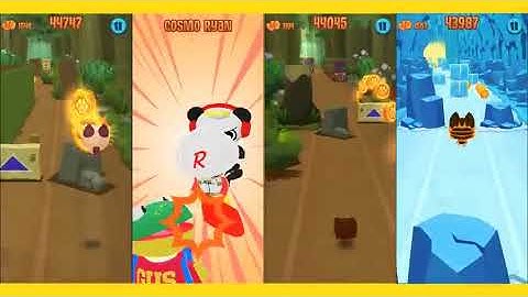 Tag with Ryan   Red T Shirt Ryan vs Dash Tag   Tiger, Lucy and Coco