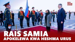  Rais Samia Awasili Urusi Mapokezi Yake Ya Kawaida