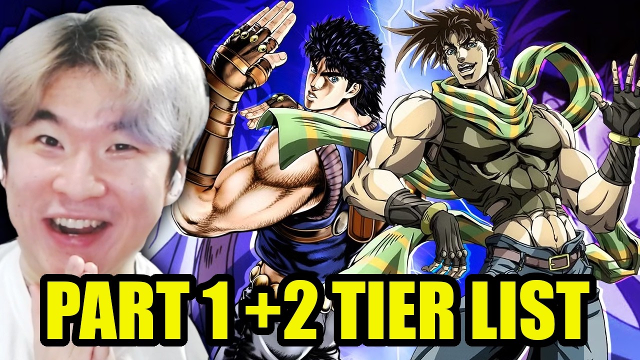 I Rated EVERY JoJo's Part 1 + 2 Characters....TIER LIST