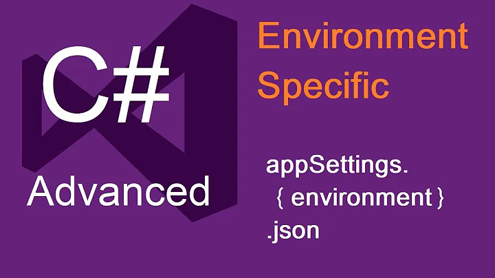 .NetCore Environment Specific appSettings.{environment}.json