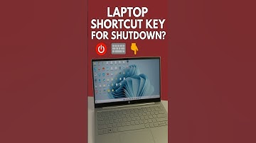 Laptop Shutdown Shortcut Key 💻 | Shutdown Your Laptop in Seconds