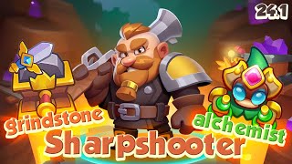 SHARPSHOOTER + Grindstone OR + Alchemist? Rush Royale screenshot 4