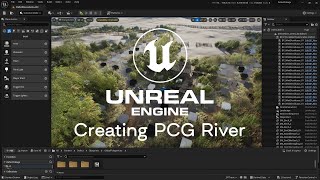 UE5 Tutorial Ultra Realistic PCG River #UE5 #gamedev #unrealengine