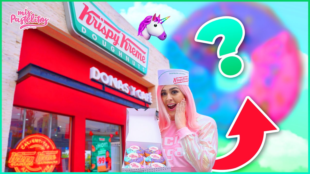 ¡TENGO MI PROPIA DONA EN KRISPY KREME! ¡ASÍ SE VE! | MIS PASTELITOS | Mis Pastelitos