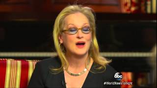 Meryl Streep Speechless, and What  She Is Afraid to Do on Camera