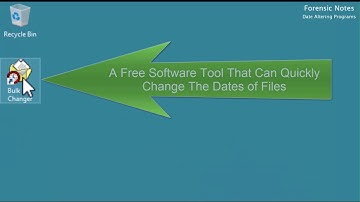 Change Any Date or Time of an existing file in Windows