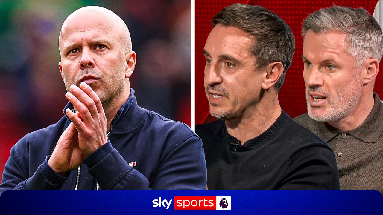Carragher, Keane, Neville and Sturridge discuss Slot's position at Liverpool