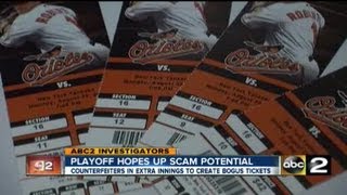 Ticket scam