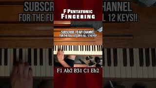 F pentatonicscale piano pianolessons pianotutorial pianotutorialforbeginners