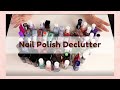 Nail Polish Declutter + Organization (Satisfying clicking sounds)