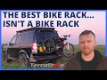 Terrafirma Spare Wheel Carrier &amp; Hollywood 1 Bike Rack on Land Rover Discovery 4