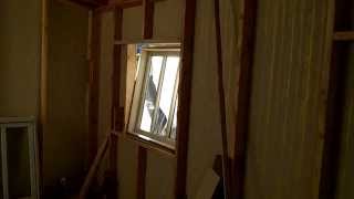 Jason and dad installing window for cat cottage by 2sharestuff 37 views 10 years ago 24 seconds