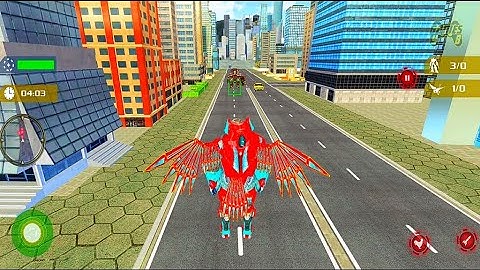 Rooster Robot Transforming Games: Robot Wars - Android Gameplay