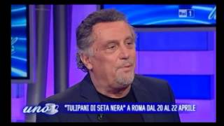 Christian Floris e Andrea Roncato a Uno Mattina per Tulipani di Seta Nera 2013