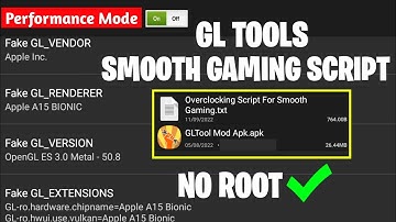 Overclock your Device Using GLTools For Non-Rooted Phone