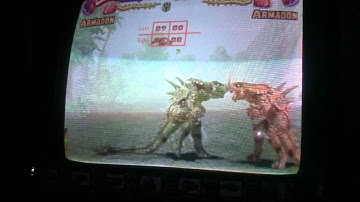 Primal Rage Arcade bowling set up