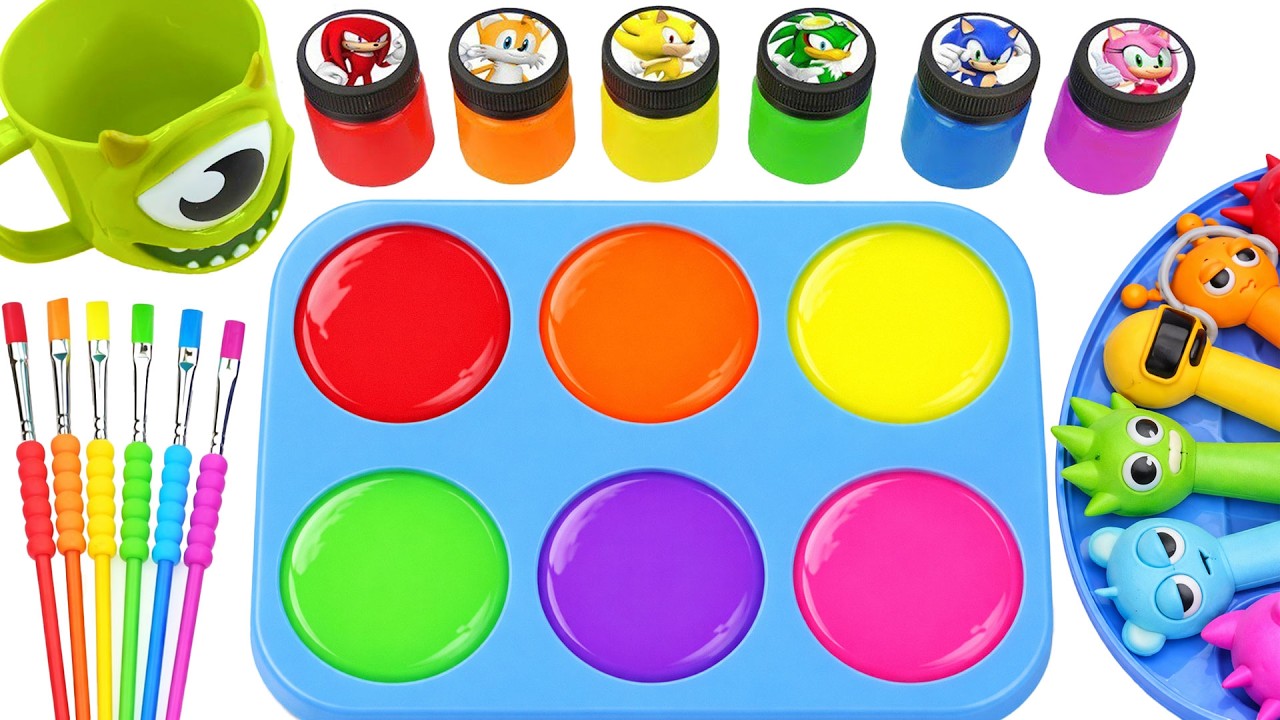 Oddly Satisfying Video l DIY How To Make Mega Rainbow Sprunki Gummy Box Mixing Candy in Cupcake ASMR