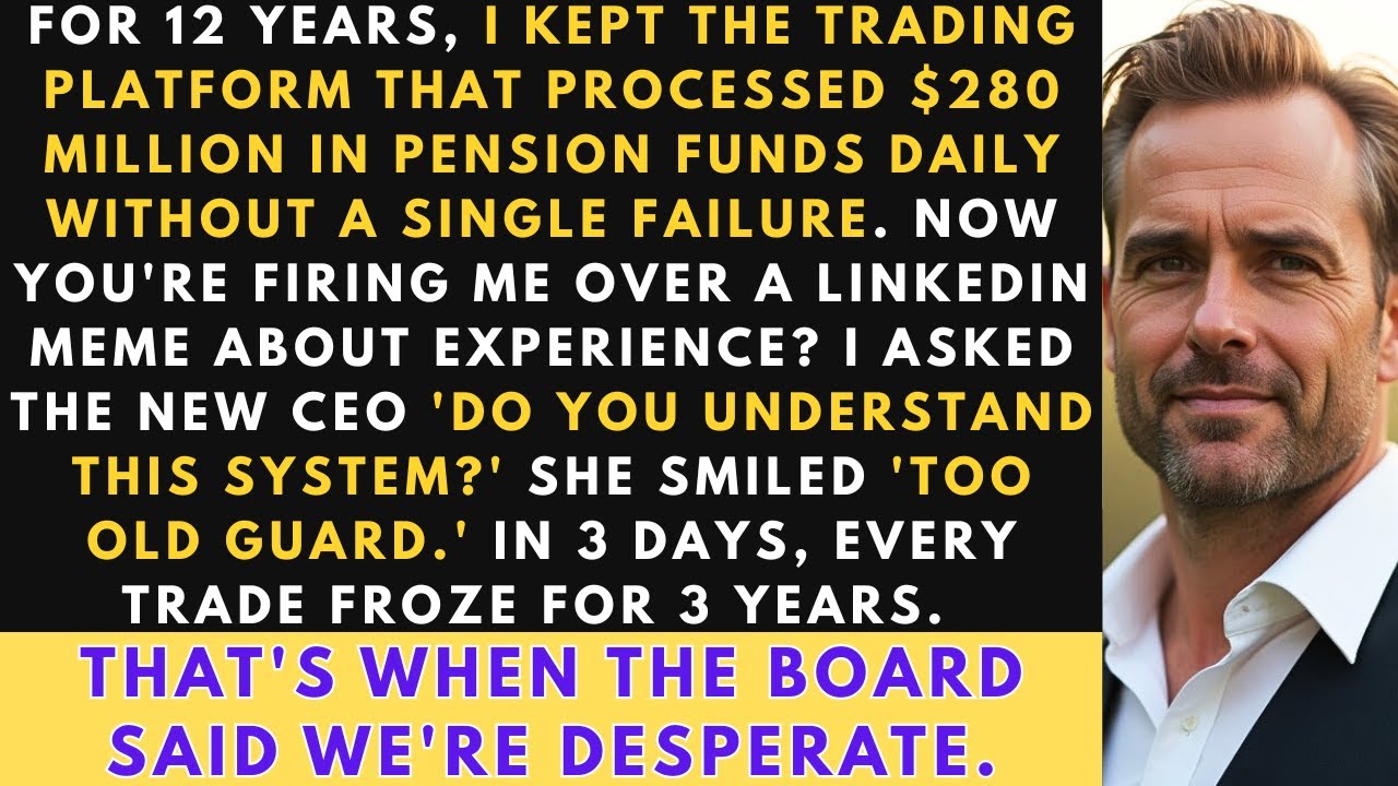 The day I got fired, my boss posted on LinkedIn that the "old guard" needed to be cleared out to make room for innovation. I made one simple comment in response: "Experience beats enthusiasm."...