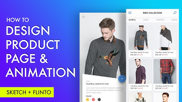 Sketch+Flinto - How to Design Product Page & Animation